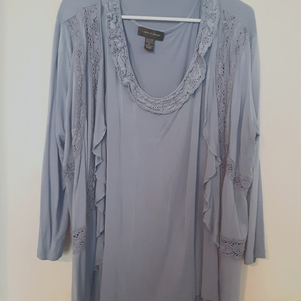 Cable & Gauge (2 piece) XL Perwinkle Very Pretty